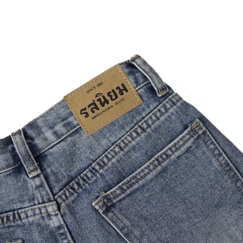 กางเกงยีนส์ 3ส่วนผู้หญิงเอวสูง รุ่น 3M12 Rossaniyom Jeans
