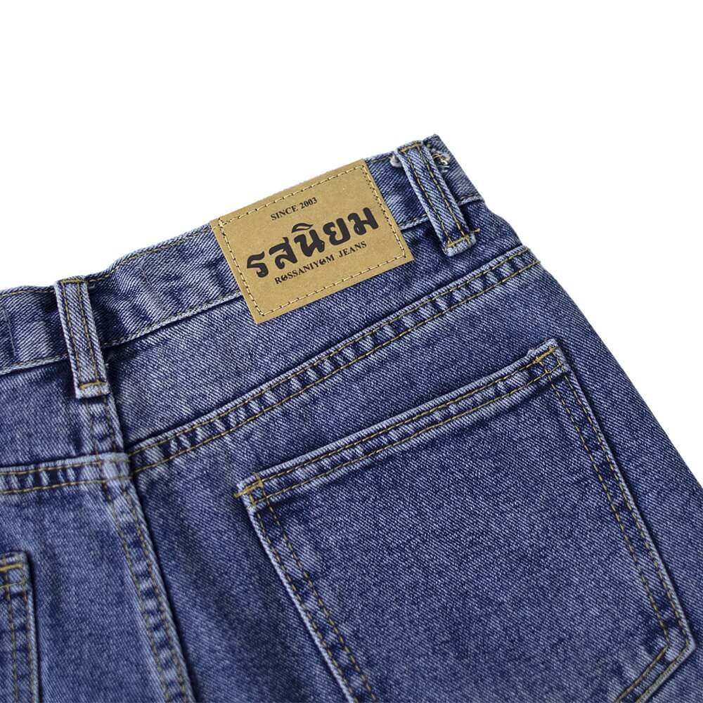 กางเกงยีนส์ 3 ส่วนผู้หญิงเอวสูง รุ่น 3M18 Rossaniyom Jeans